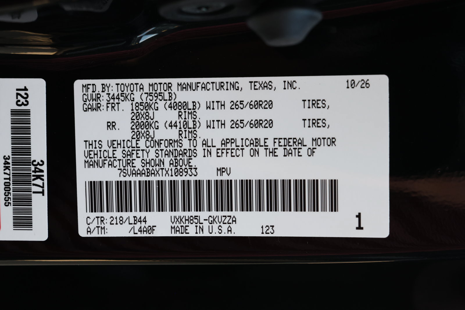 New 2026 Toyota Sequoia 1794 Edition AWD/4WD image 36