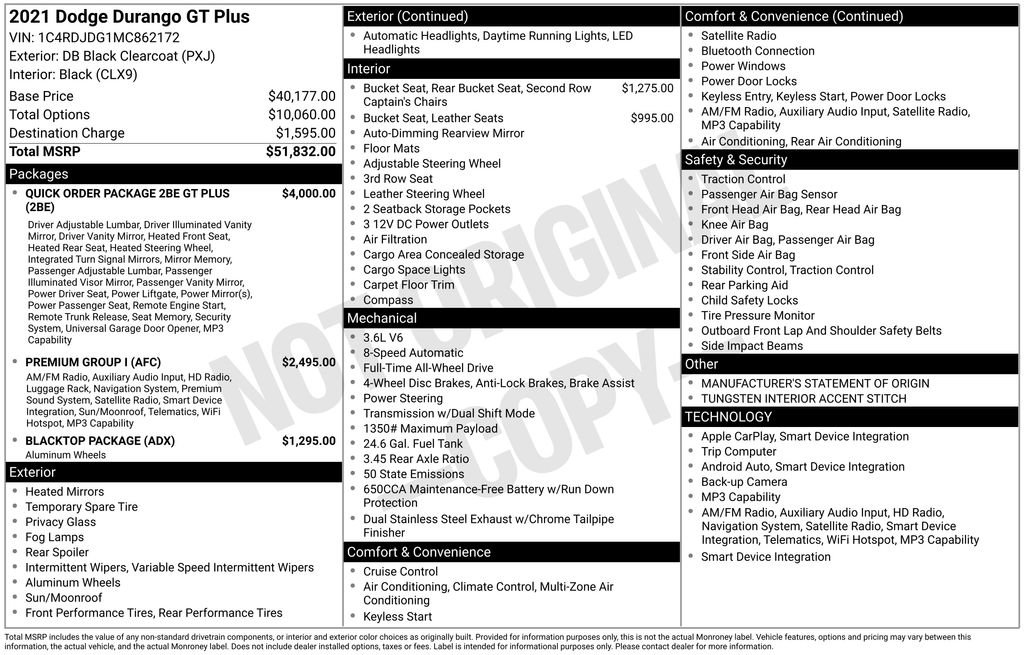 Used 2021 Dodge Durango GT image 8