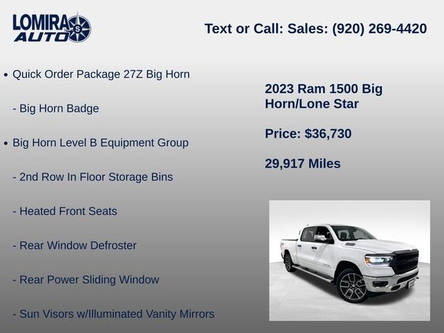 Used 2023 RAM 1500 Big Horn AWD/4WD image 8