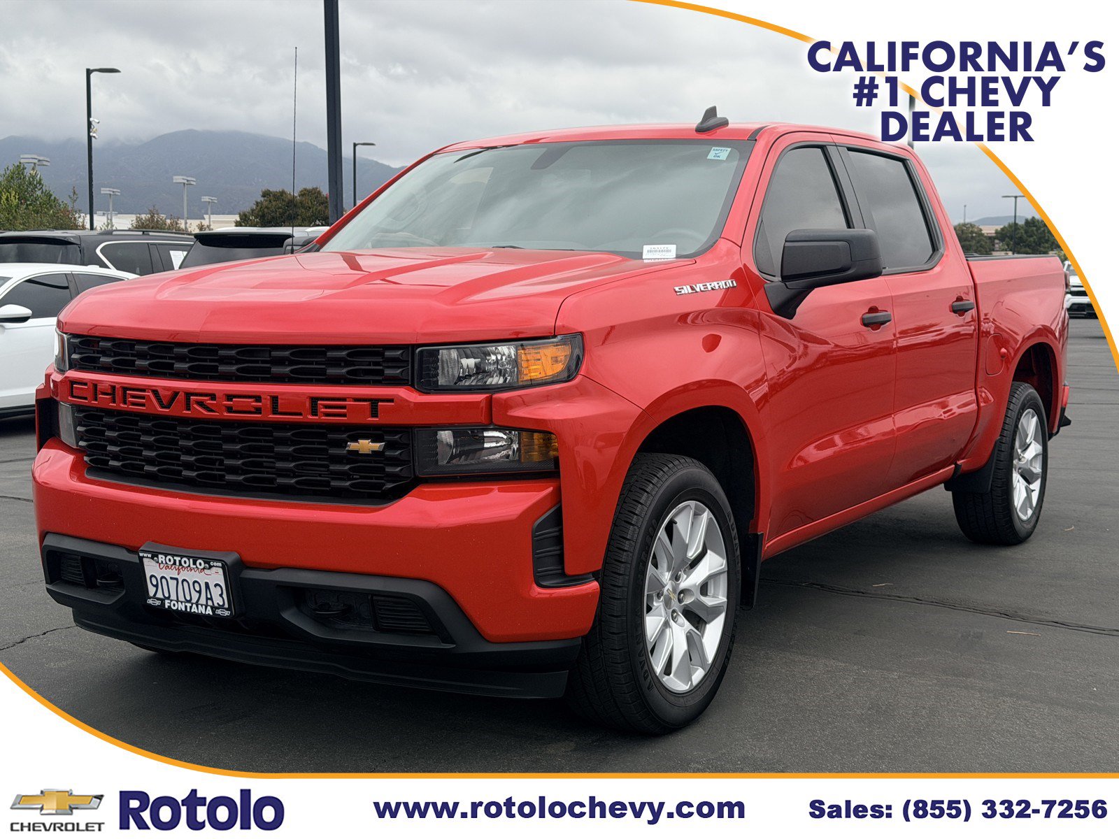 Used 2020 Chevrolet Silverado 1500 Custom w/ Custom Value Package RWD image 3