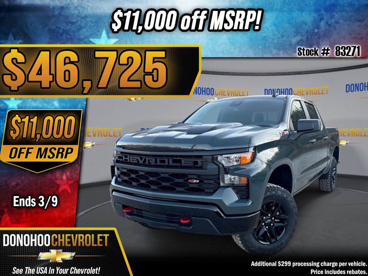 New 2026 Chevrolet Silverado 1500 Custom Trail Boss