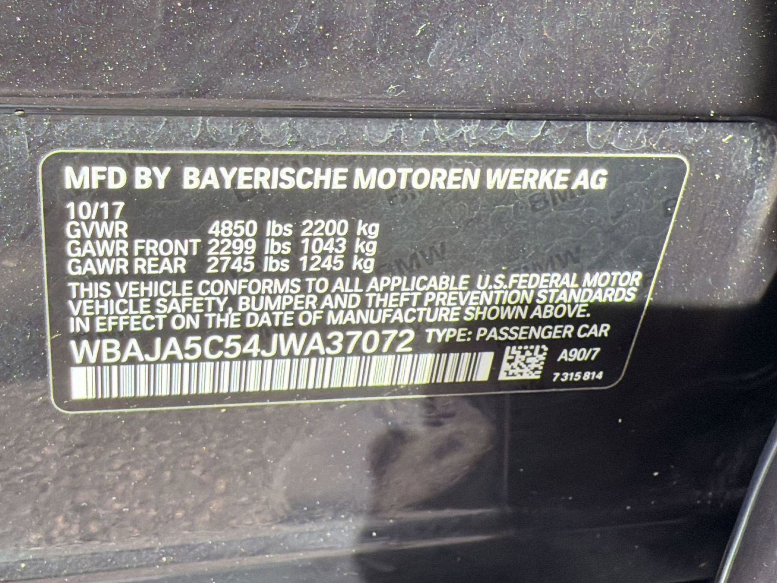 Used 2018 BMW 530i image 21