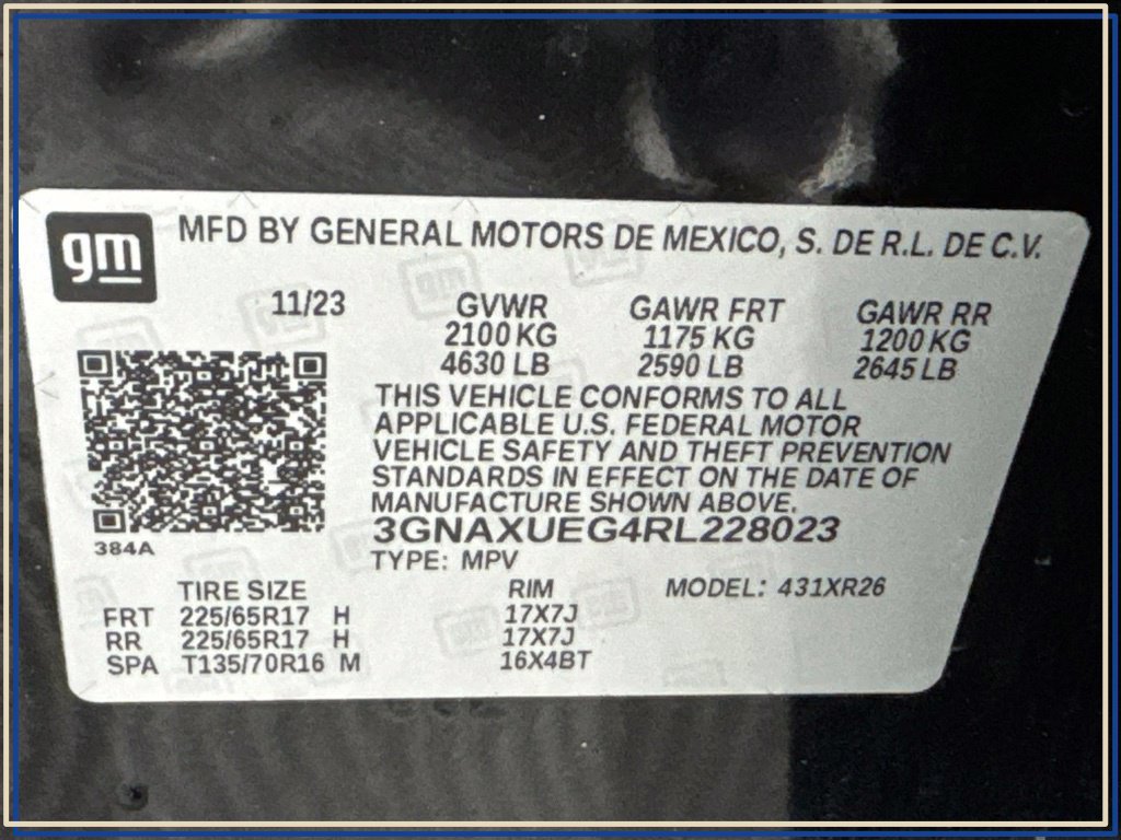 Certified 2024 Chevrolet Equinox LT AWD/4WD image 54