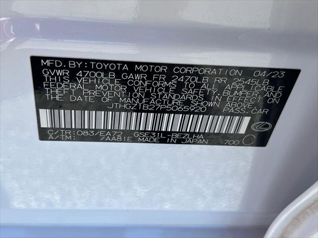 Certified 2023 Lexus IS 350 F Sport RWD image 34