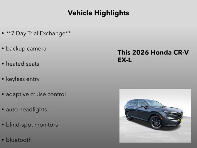 New 2026 Honda CR-V EX-L image 5