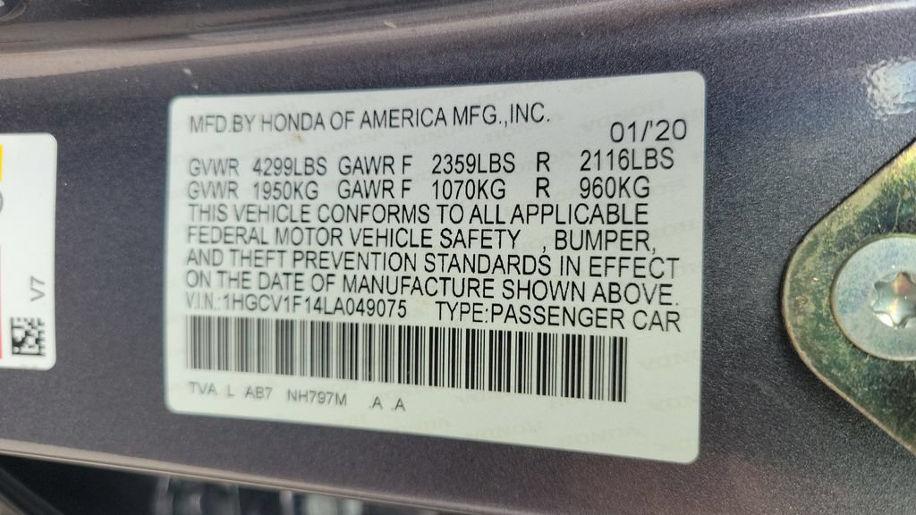 Used 2020 Honda Accord LX image 28