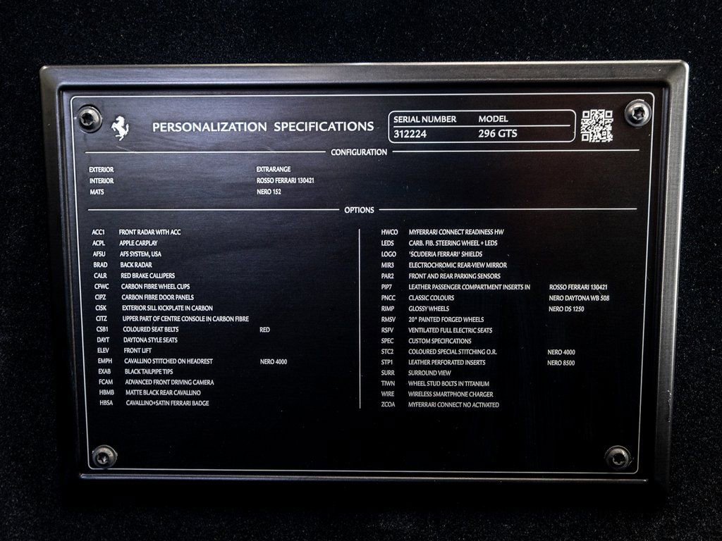 Certified 2024 Ferrari 296 GTS image 24