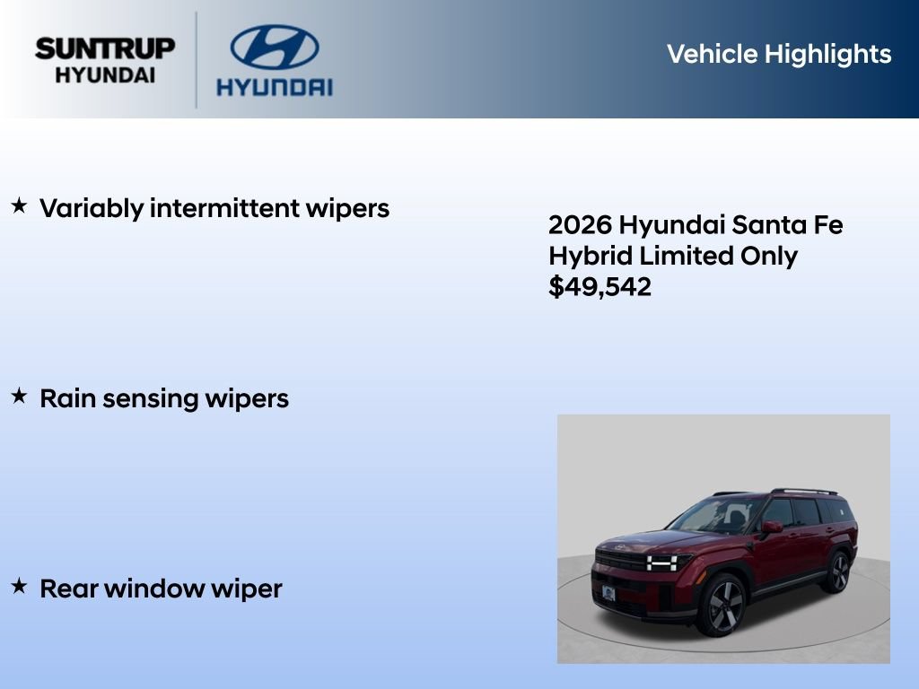 New 2026 Hyundai Santa Fe Limited AWD/4WD image 22