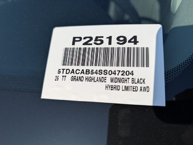 Certified 2025 Toyota Grand Highlander AWD Hybrid image 37