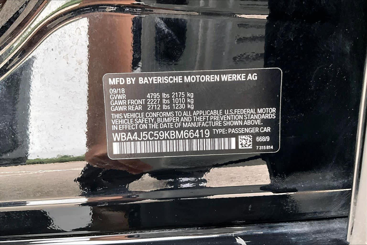 Used 2019 BMW 440i Gran Coupe w/ Convenience Package RWD image 37