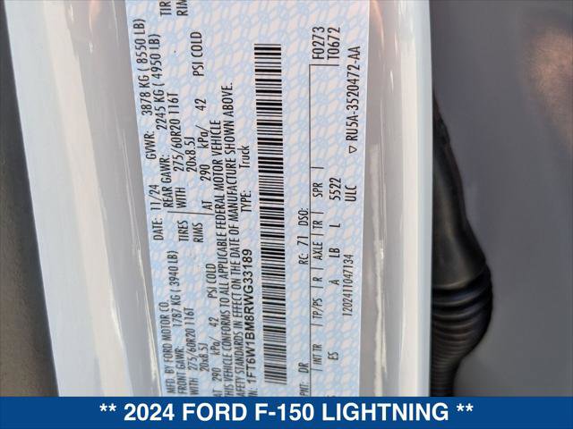 Used 2024 Ford F150 Lightning Pro w/ Pro SSV Package image 25