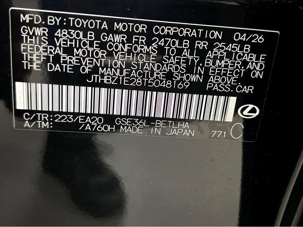 New 2026 Lexus IS 350 F Sport AWD/4WD image 27