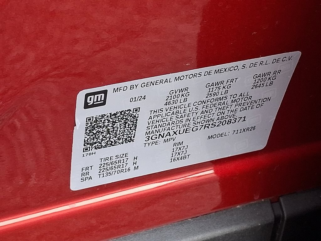 Certified 2024 Chevrolet Equinox LT AWD/4WD image 26