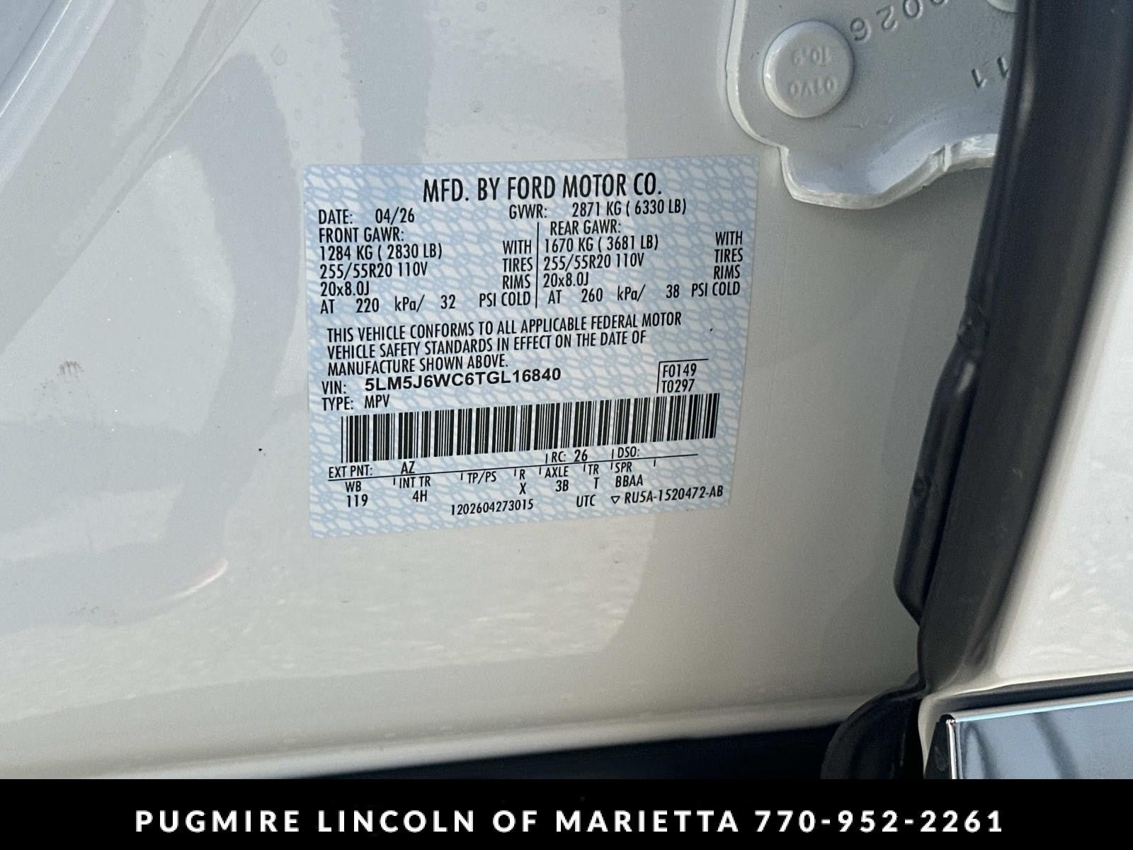 New 2026 Lincoln Aviator 2WD image 34
