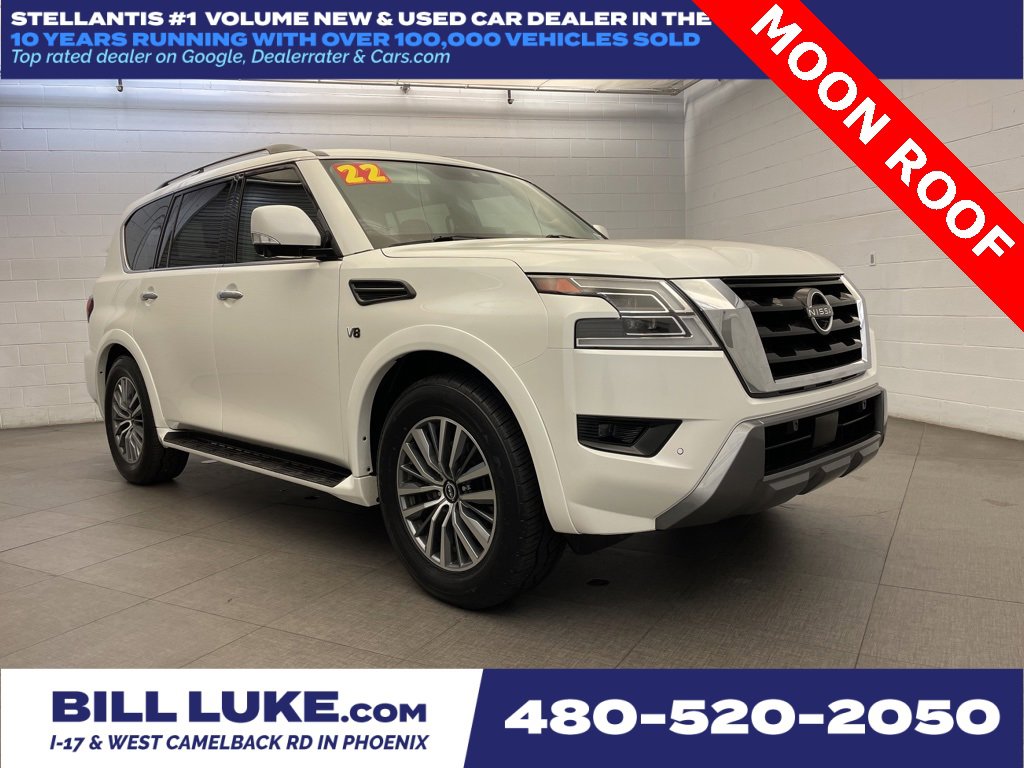 Used 2022 Nissan Armada SL w/ Captain's Chairs Package image 1