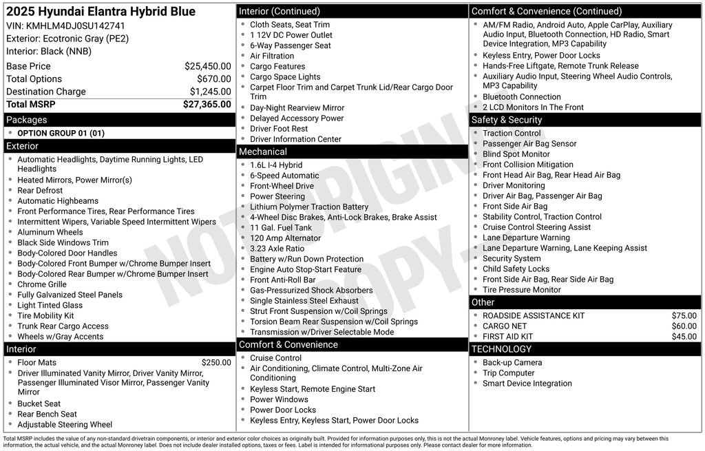 Used 2025 Hyundai Elantra Blue image 5