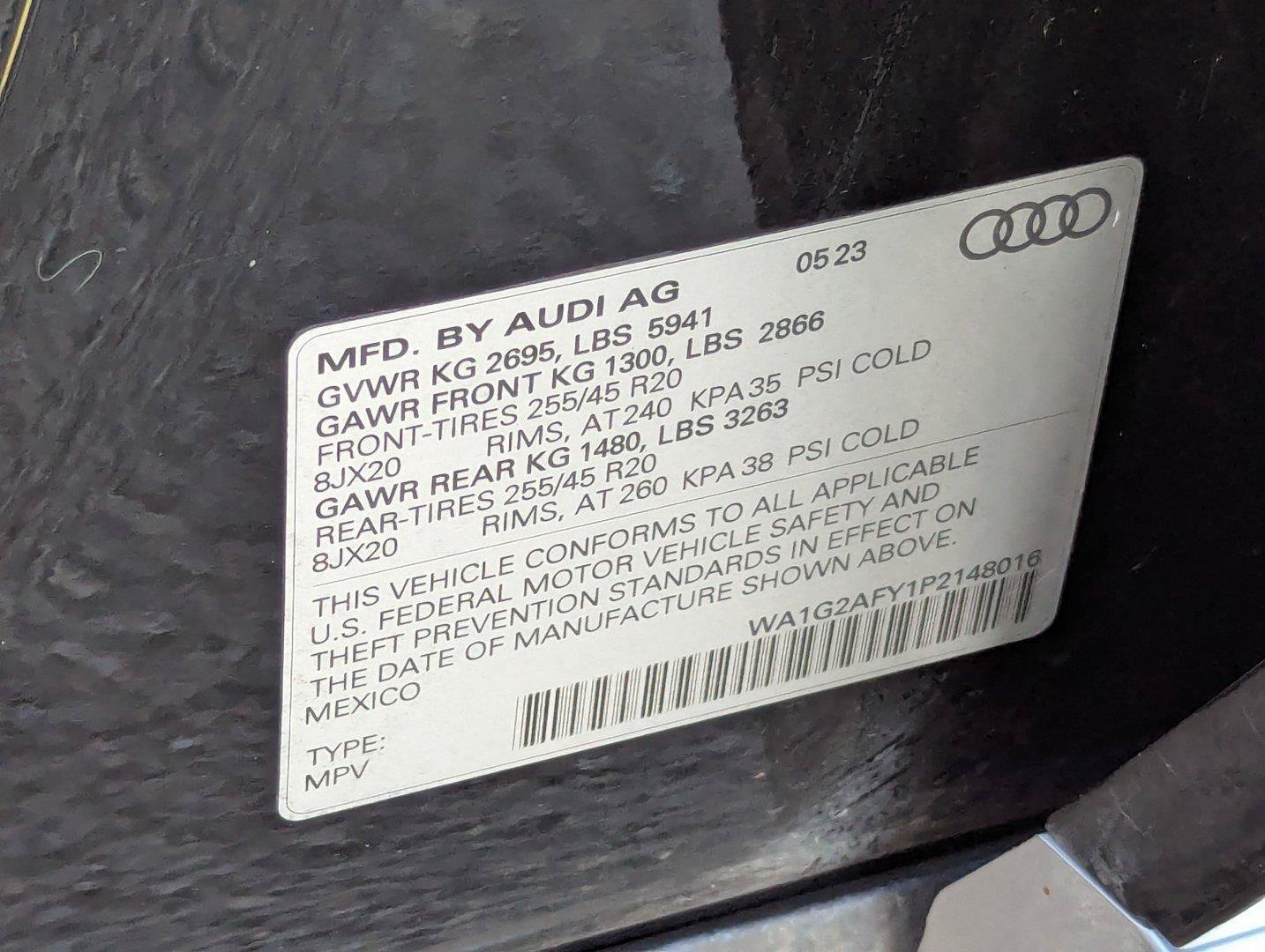 Used 2023 Audi Q5 e Premium w/ Convenience Package AWD/4WD image 43