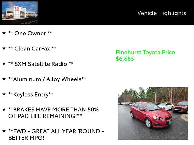 Used 2012 Chevrolet Sonic LT image 7