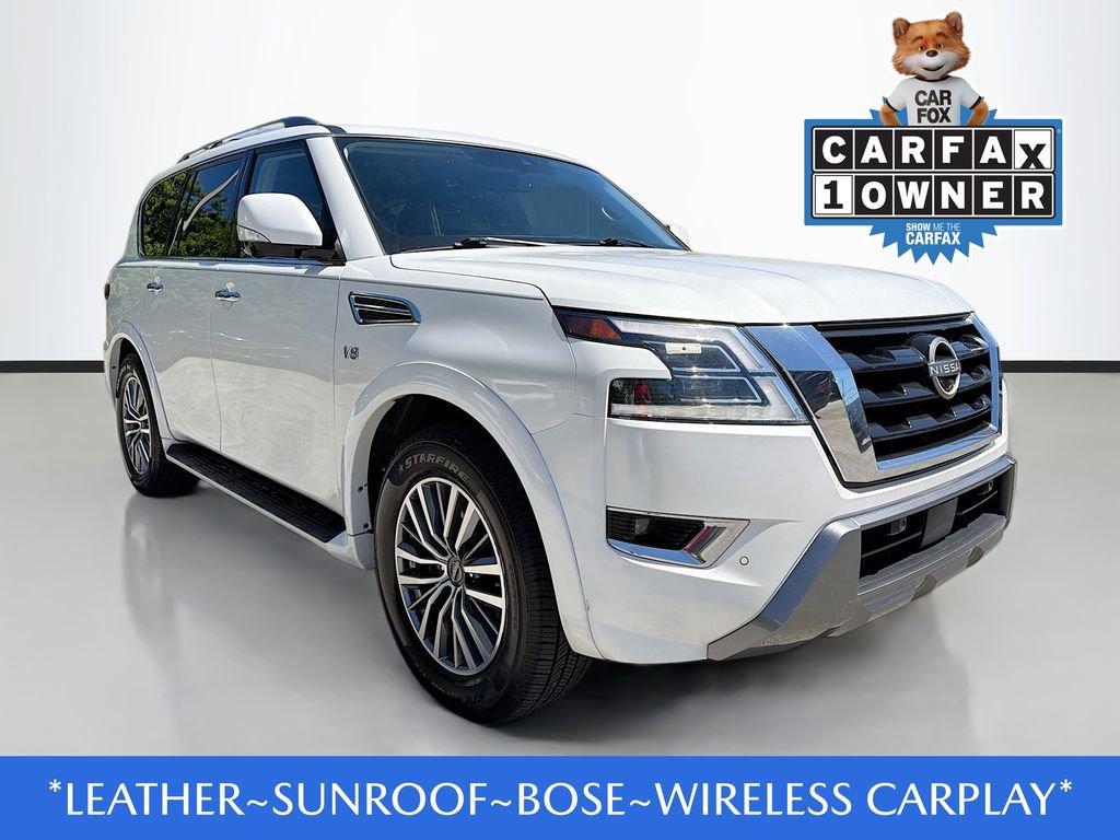 Used 2021 Nissan Armada SL w/ Captain's Chairs Package