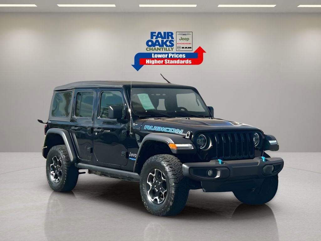 Used 2022 Jeep Wrangler Unlimited Rubicon 4xe image 1