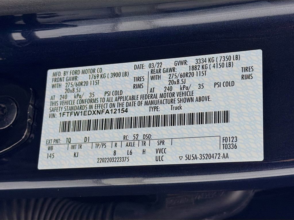 Used 2022 Ford F150 King Ranch w/ Equipment Group 601A High image 37