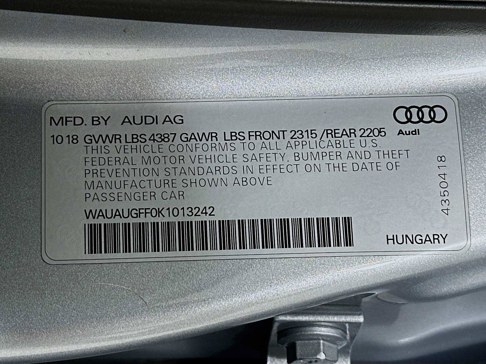 Used 2019 Audi A3 2.0T Premium w/ Convenience Package image 30