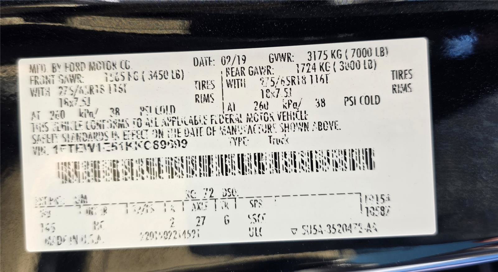 Used 2019 Ford F150 Lariat AWD/4WD image 22