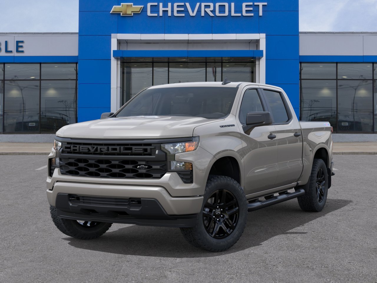 New 2026 Chevrolet Silverado 1500 Custom w/ Turbomax Blackout Package AWD/4WD image 6