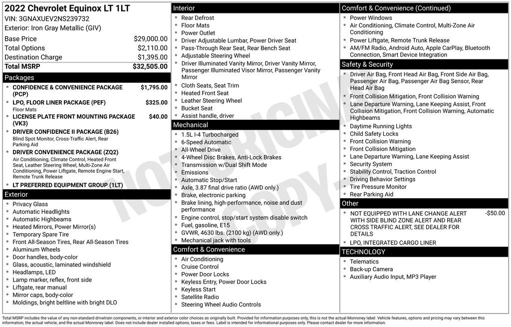 Used 2022 Chevrolet Equinox LT image 4