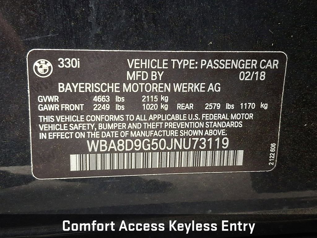 Used 2018 BMW 330i xDrive Sedan w/ Convenience Package image 21