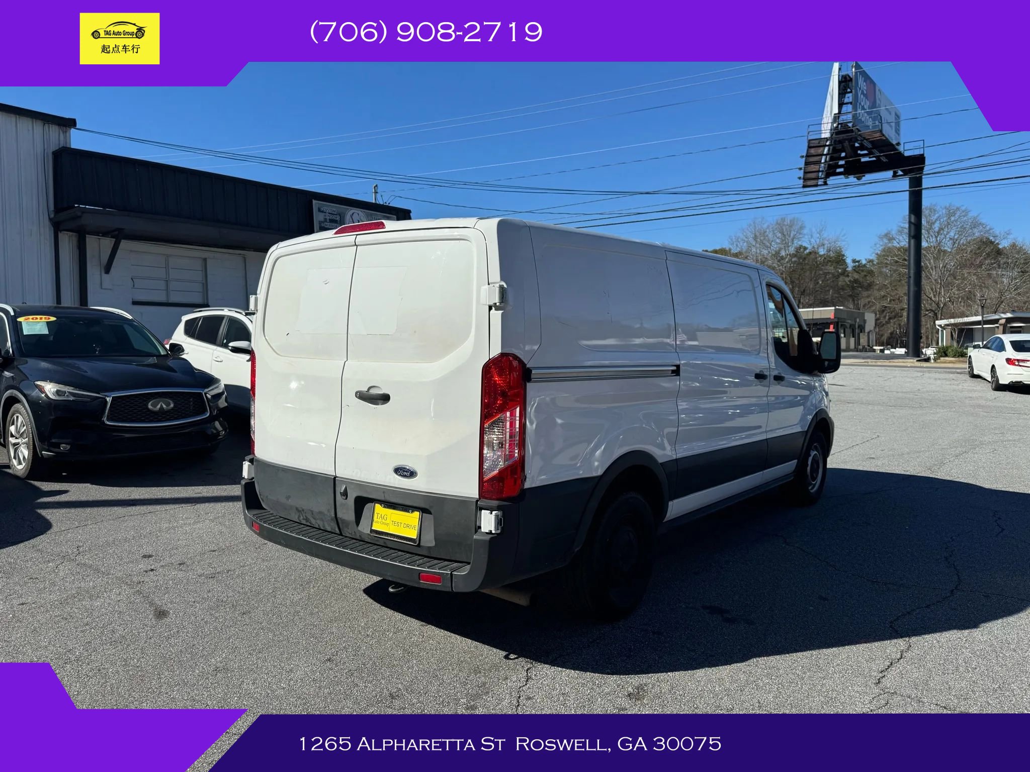 Used 2021 Ford Transit 150 Low Roof w/RWB Van 3D image 5