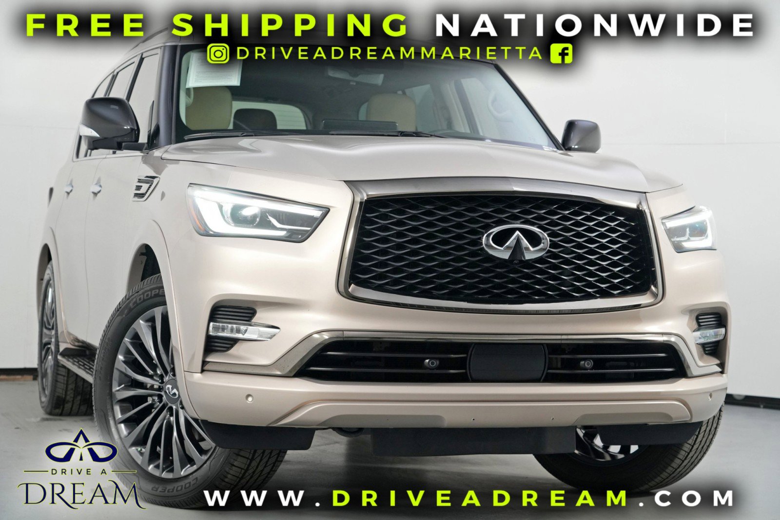 Used 2022 INFINITI QX80 Premium Select w/ Cargo Package AWD/4WD image 2