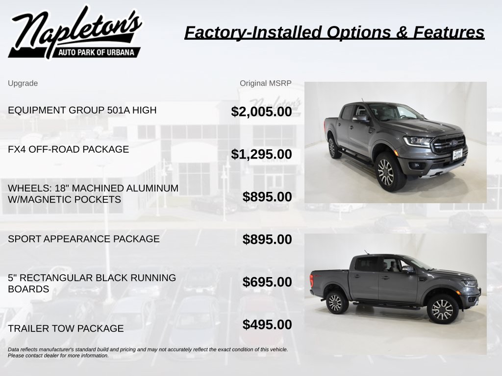 Used 2022 Ford Ranger Lariat w/ Equipment Group 501A High AWD/4WD image 4