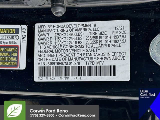 Used 2022 Honda CR-V Touring image 36