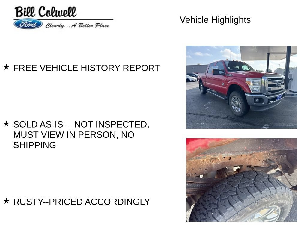 Used 2014 Ford F350 Lariat w/ Chrome Package AWD/4WD image 11