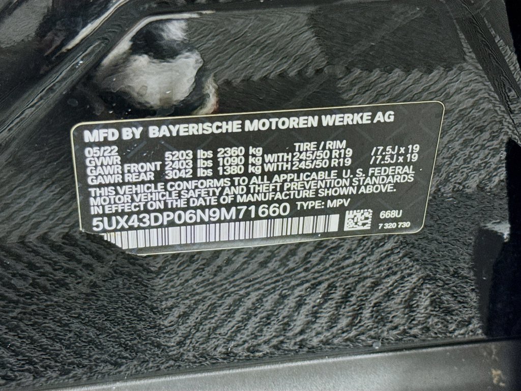 Used 2022 BMW X3 sDrive30i w/ Convenience Package RWD image 37