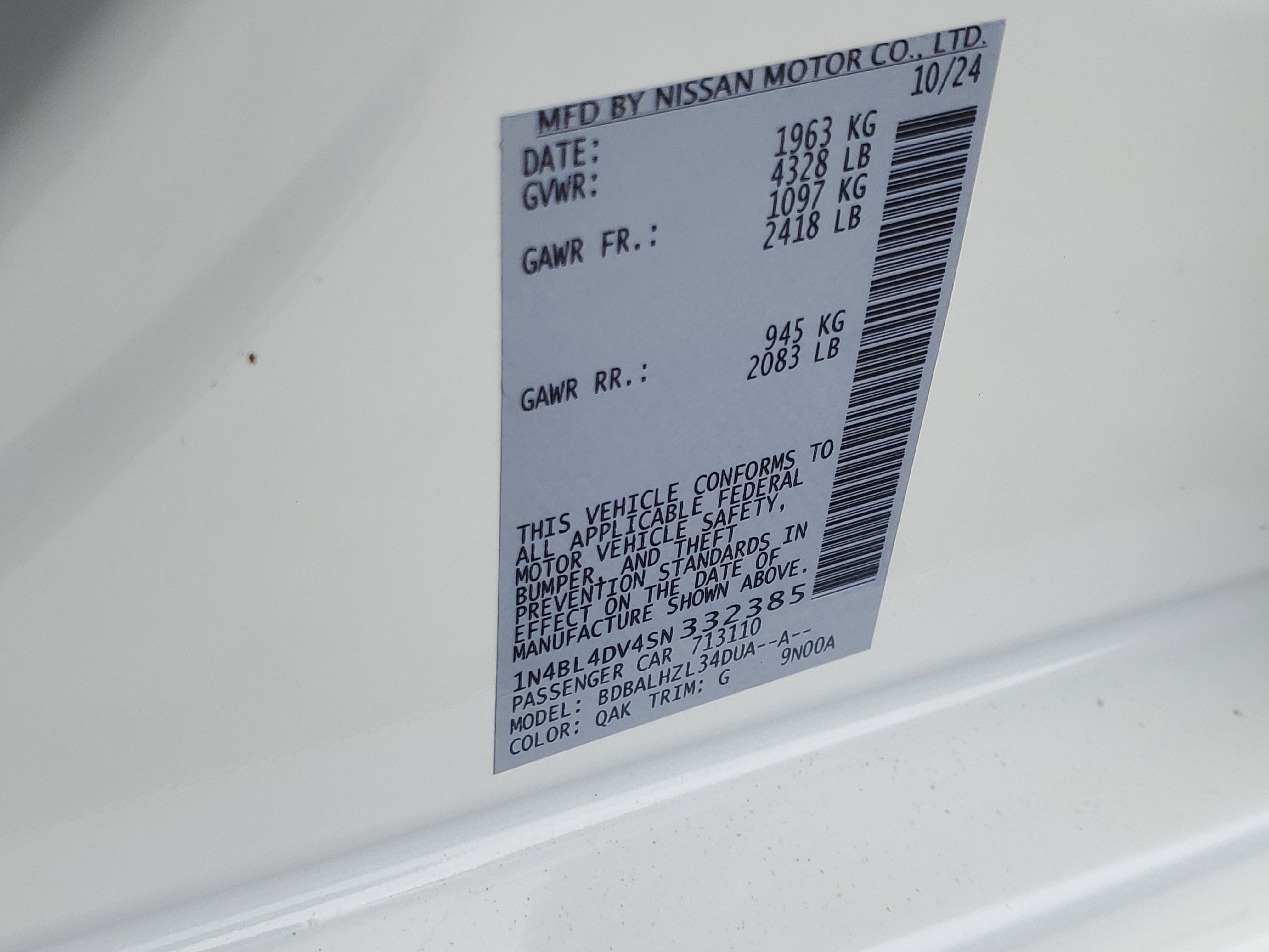 Used 2025 Nissan Altima 2.5 SV image 30