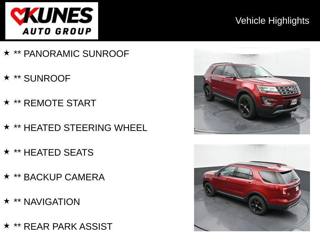 Used 2016 Ford Explorer XLT w/ Equipment Group 202A AWD/4WD video 2