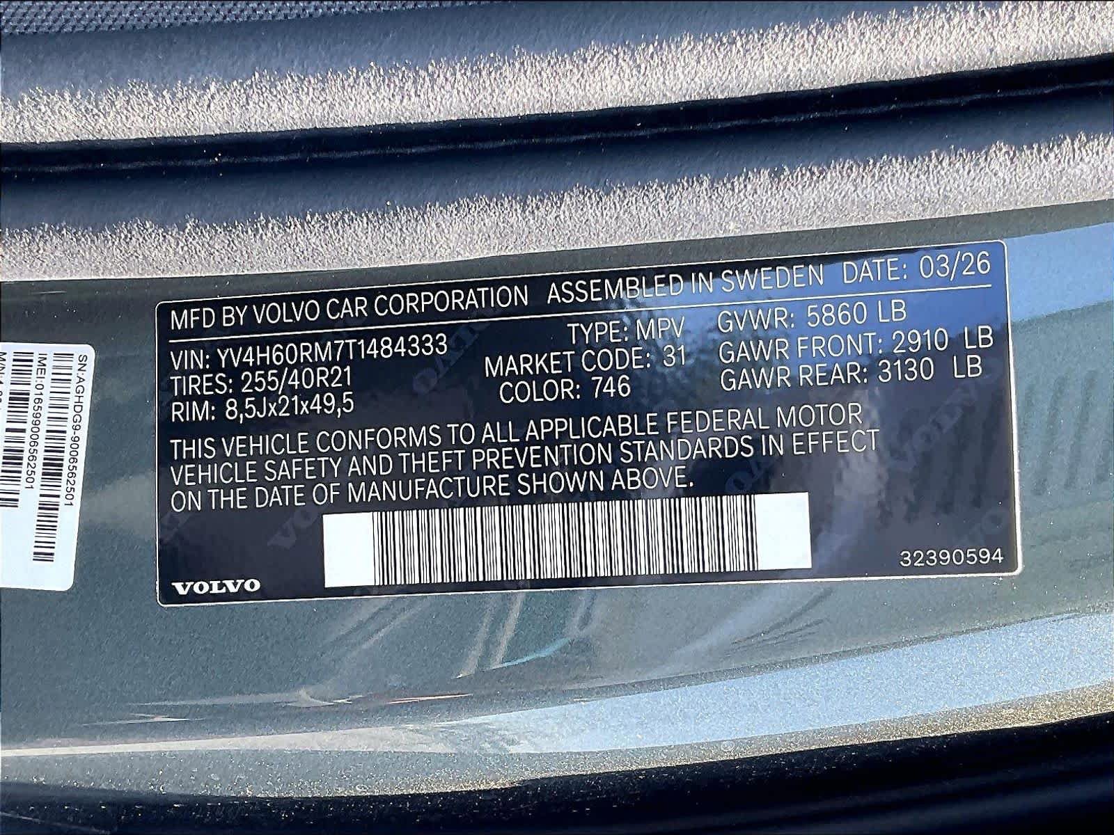 New 2026 Volvo XC60 T8 Ultra w/ Climate Package AWD/4WD image 35