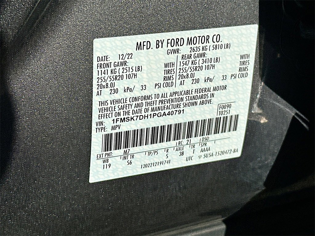 Certified 2023 Ford Explorer XLT w/ Equipment Group 202A image 27