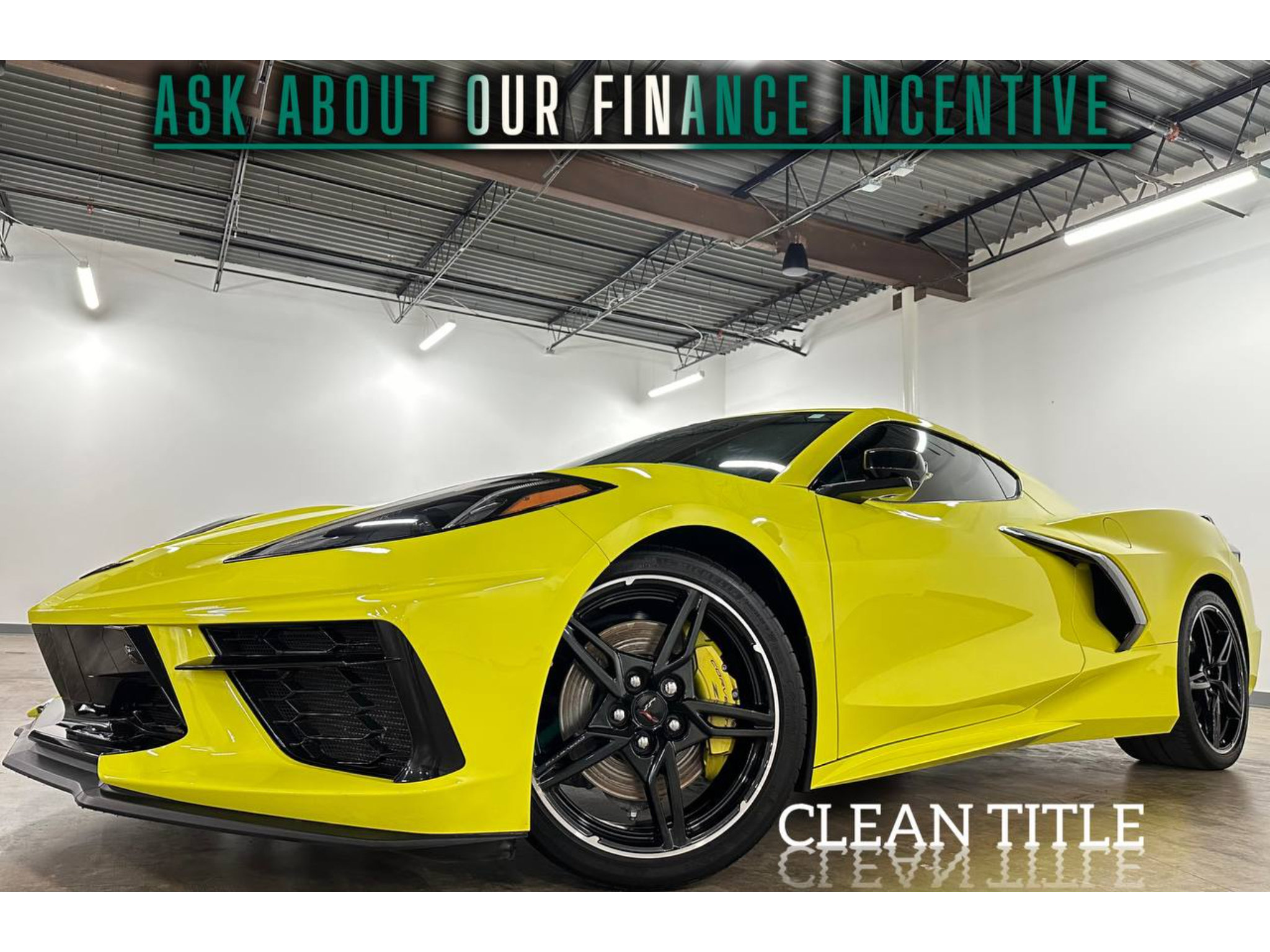 Used 2024 Chevrolet Corvette Stingray Preferred Cpe w/ Z51 Performance Package RWD image 1