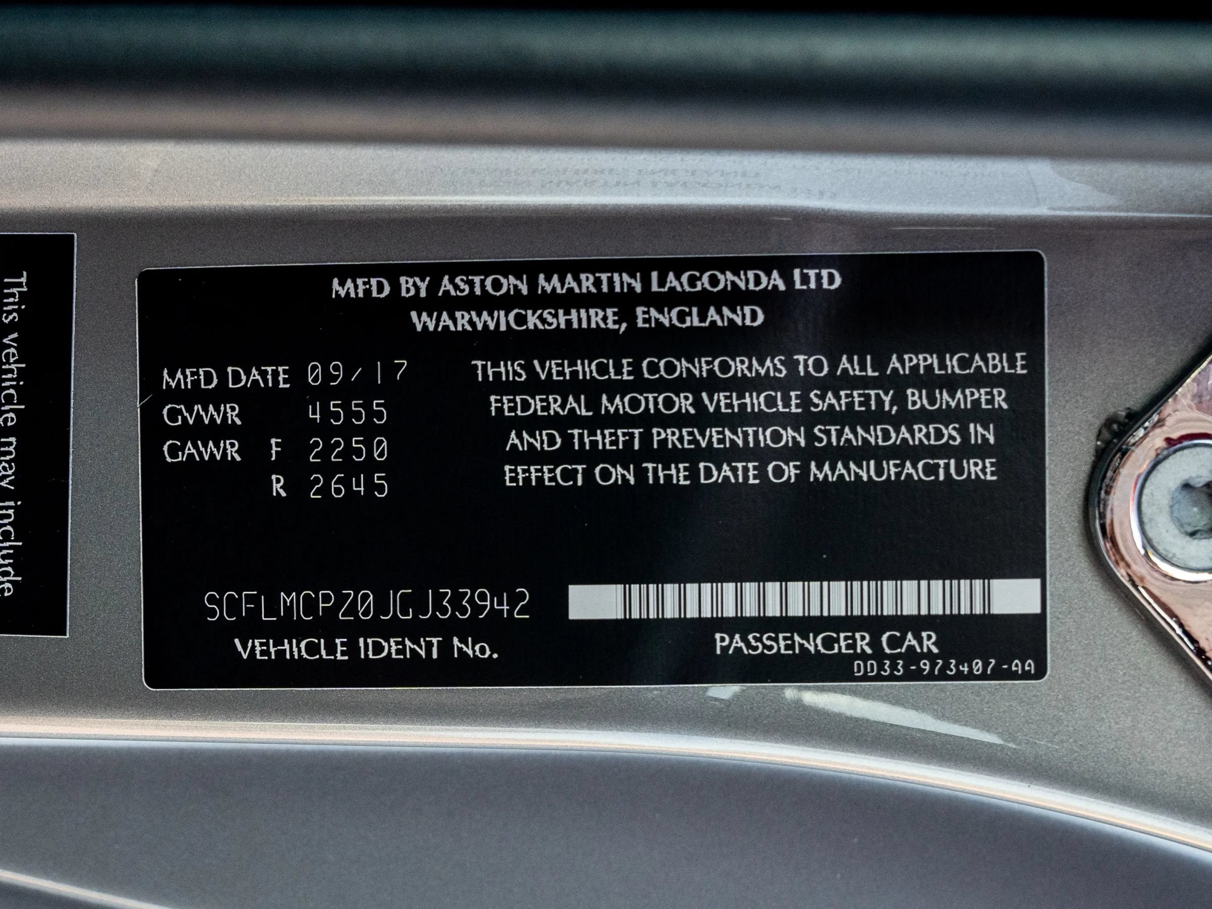 Used 2018 Aston Martin Vanquish Zagato RWD image 40