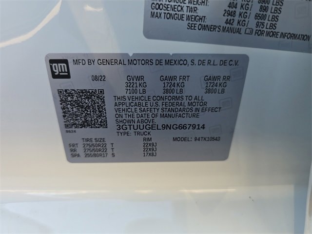 Certified 2022 GMC Sierra 1500 Denali image 33