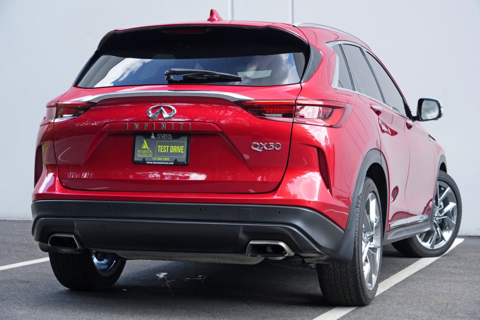 Used 2021 INFINITI QX50 Autograph w/ Premium White Leather Package FWD image 4