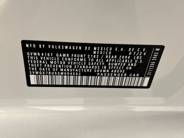 Certified 2025 Volkswagen Jetta SEL FWD image 29