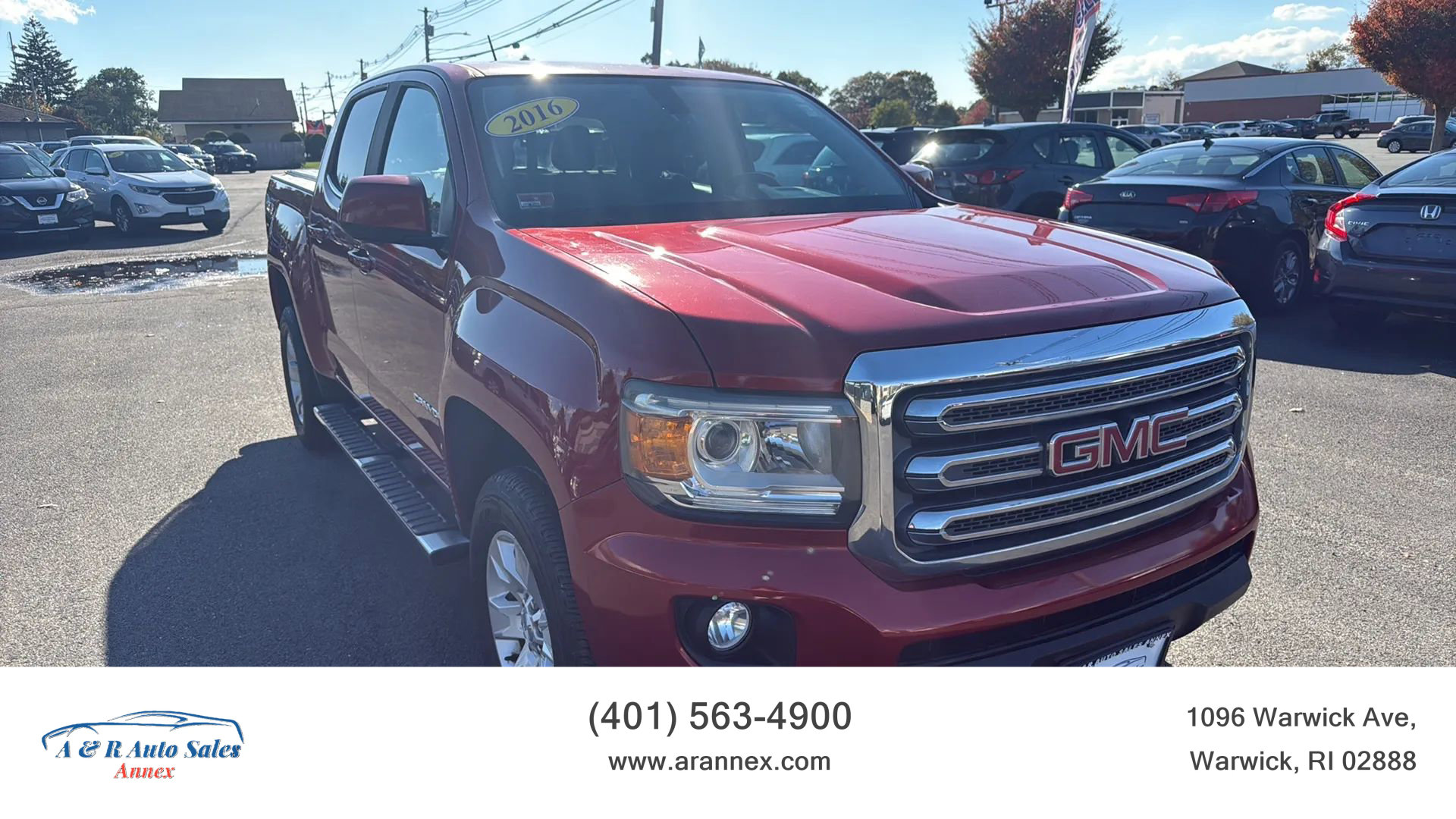 Used 2016 GMC Canyon SLE w/ SLE Convenience Package