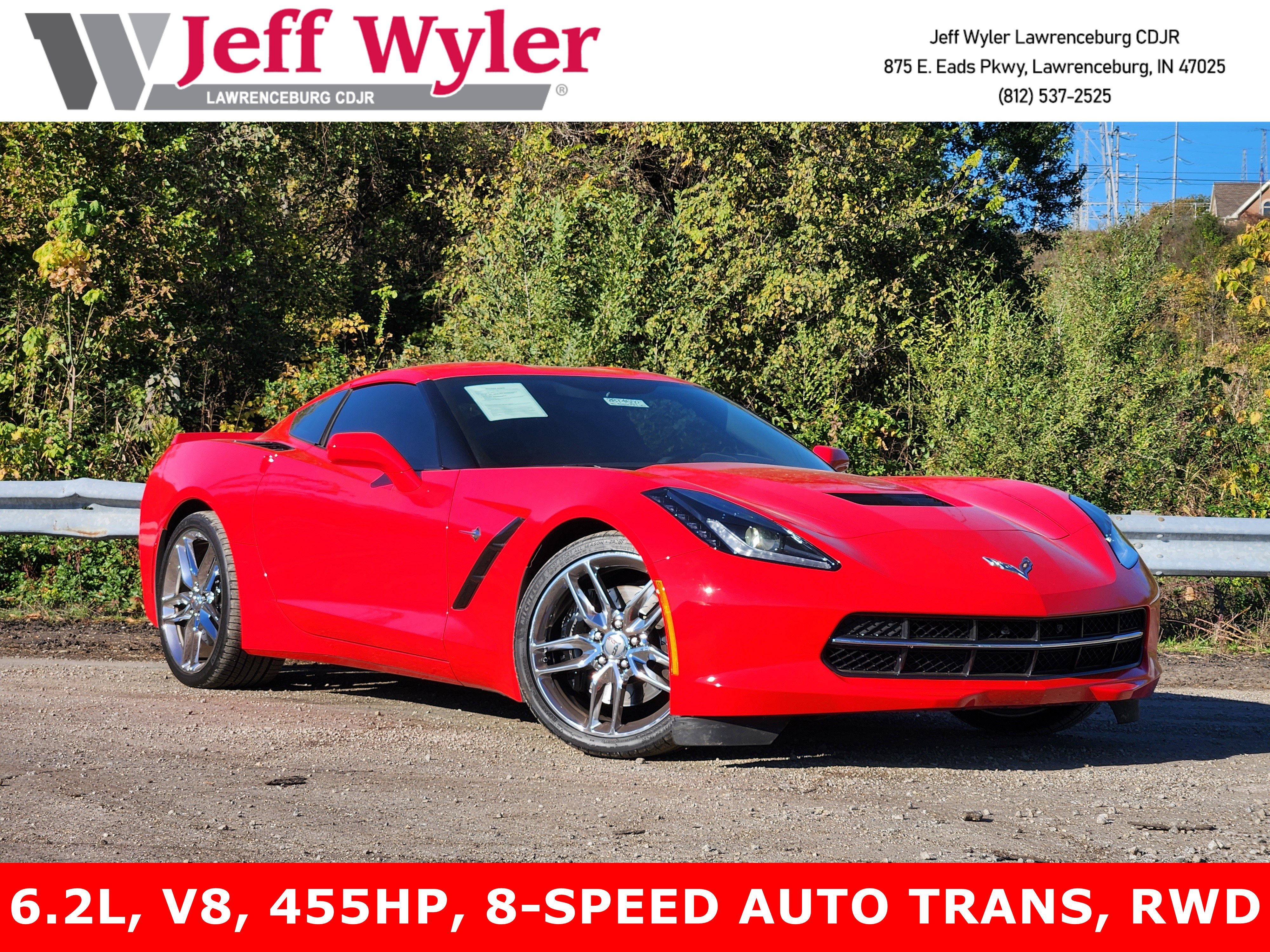 Used 2015 Chevrolet Corvette Stingray Coupe w/ 2LT Preferred Equipment Group image 1