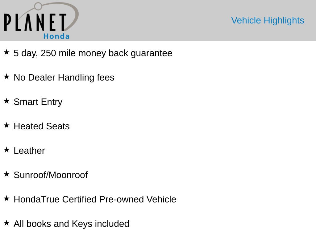 Certified 2022 Honda Passport EX-L image 9