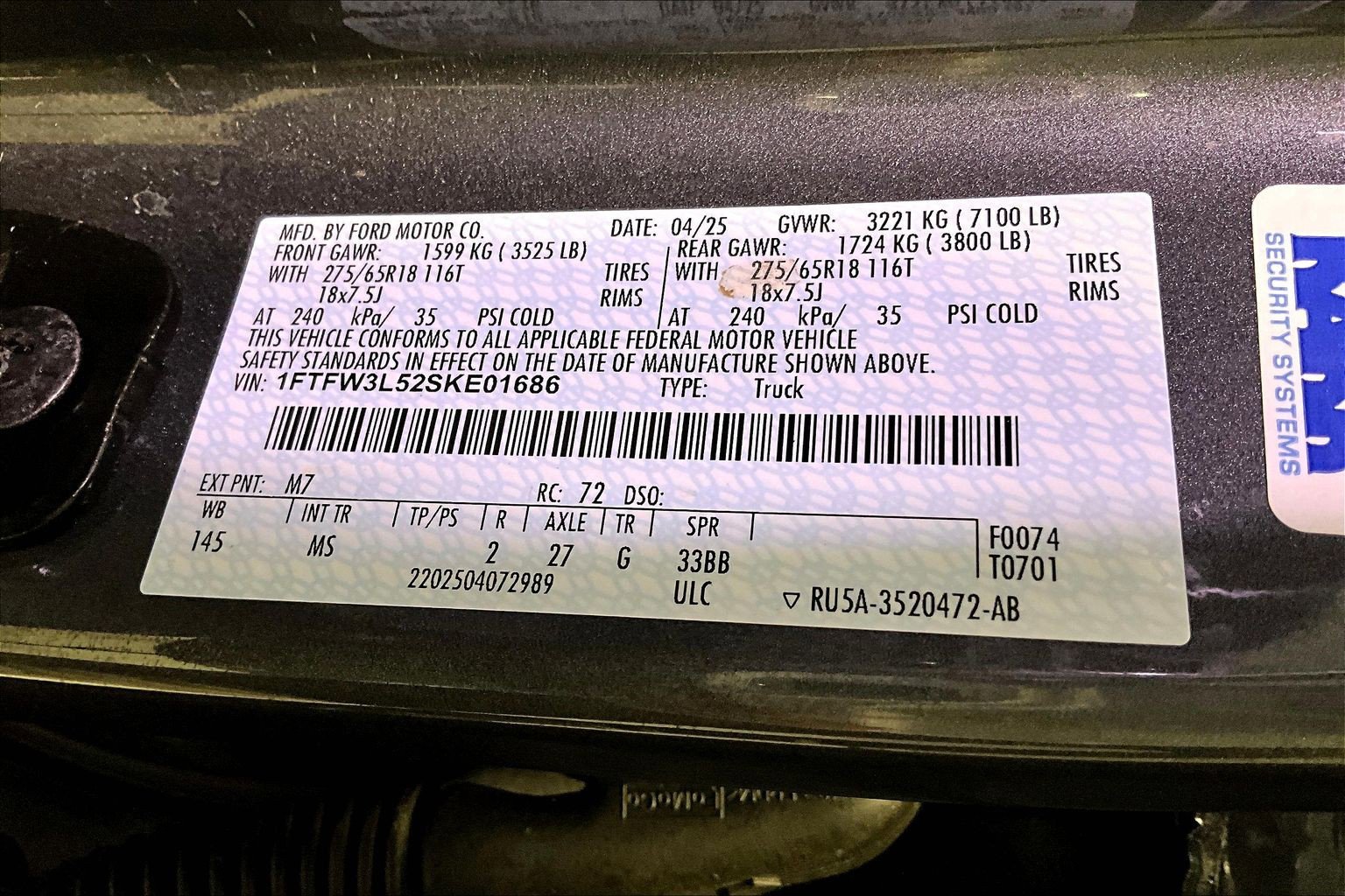 Used 2025 Ford F150 XLT w/ Equipment Group 301A Standard AWD/4WD image 20