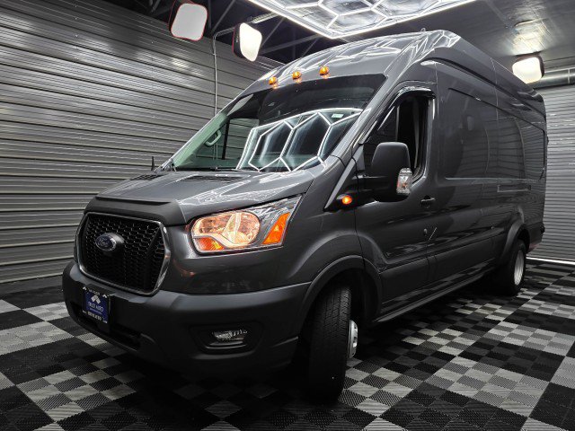 Used 2022 Ford Transit 350 148 High Roof Extended DRW w/ Exterior Upgrade Package RWD image 33